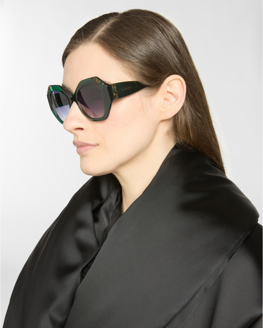 Sunglasses with Crystal Embellishments