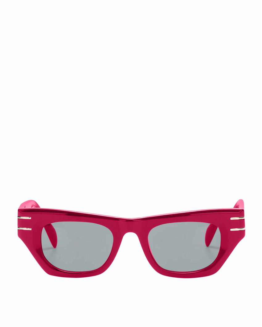 Fuchsia sunglasses with orchid