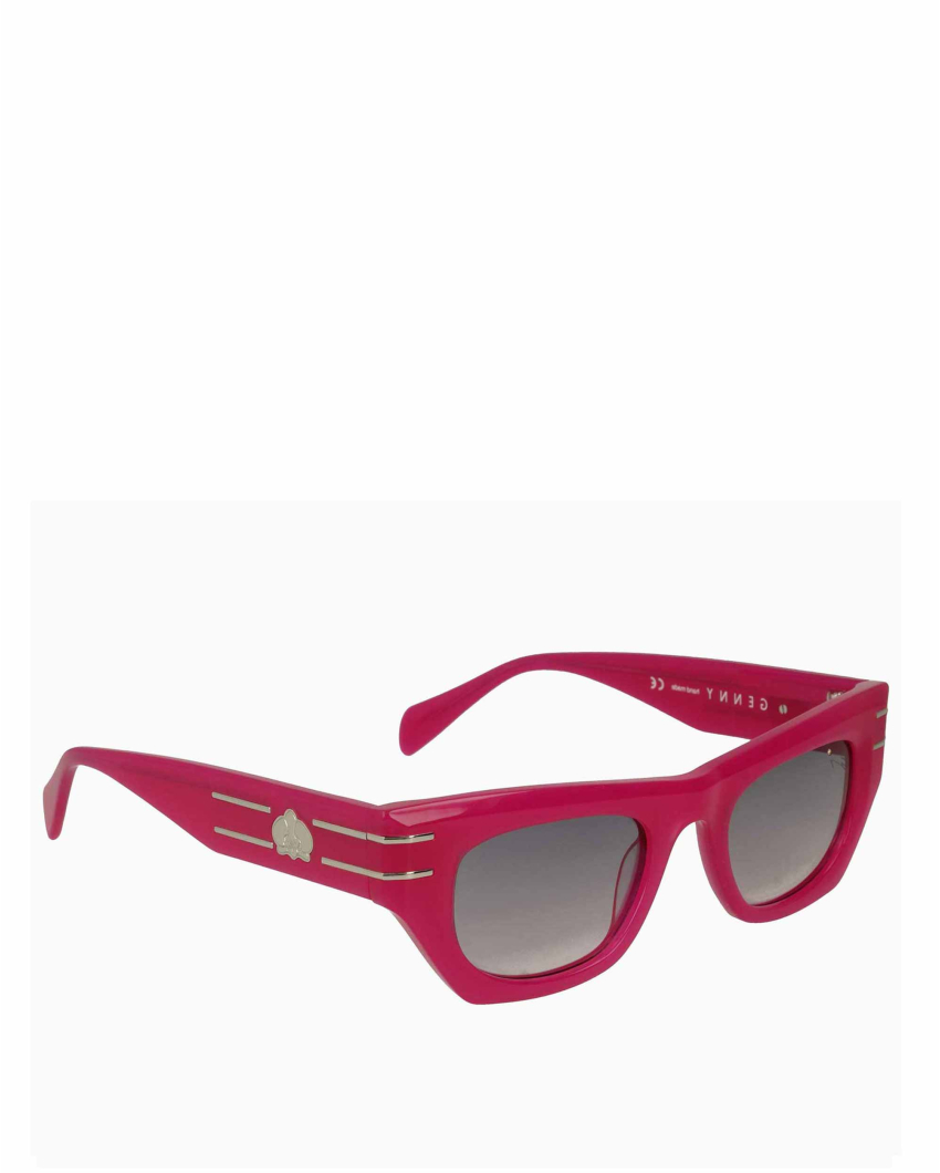 Fuchsia sunglasses with orchid