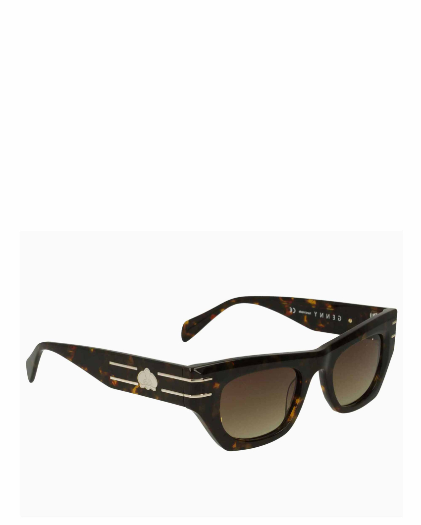 Tortoiseshell sunglasses with orchid